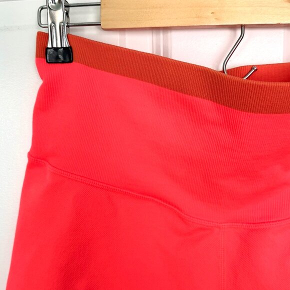 Joy Lab Short Size Large Bright Neon Orange Stretch Athletic Gym Shorts Target - Picture 2 of 4